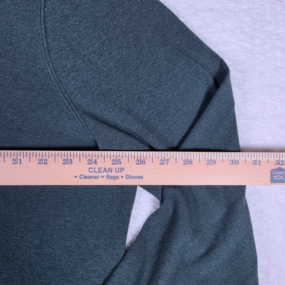 The Normal Brand 1/4 Zip Pullover Mens XXL Green Stretch L/S Mock Neck P#F23-1